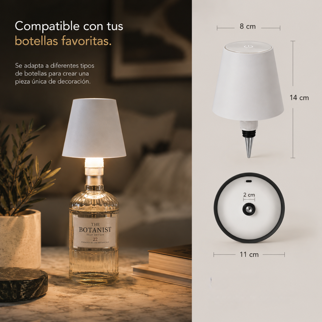 Lámpara Decorativa para Botellas